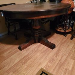 1950's Wood Dinning Room Table