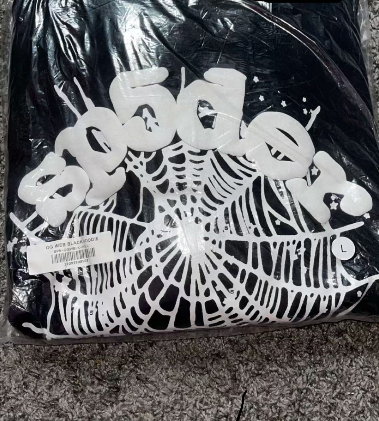 Spider hoodie size large