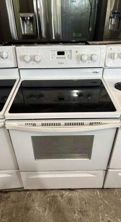 Whirlpool Electric Stove White SelfClean