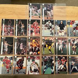 4 Sport Bonus Cards - Classic 1992 Complete Set 1-20