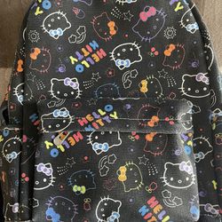 Hello kitty canvas Backpack 