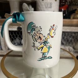 Rae Dunn Disney Mad Hatter Mug 