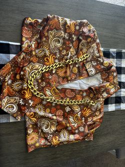 Groovy Man Shirt With Chain And Wig( M Size )