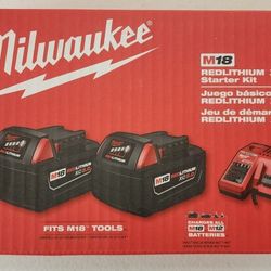 M18 4.0 Batteries With Charger 