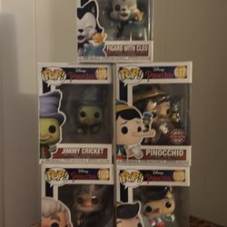 Pinocchio Funko Pop Lot