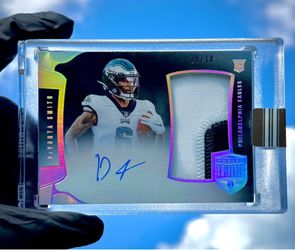 2021 Panini Eminence Devonta Smith RPA #’d 10/10 Jumbo Rookie Auto Patch Card