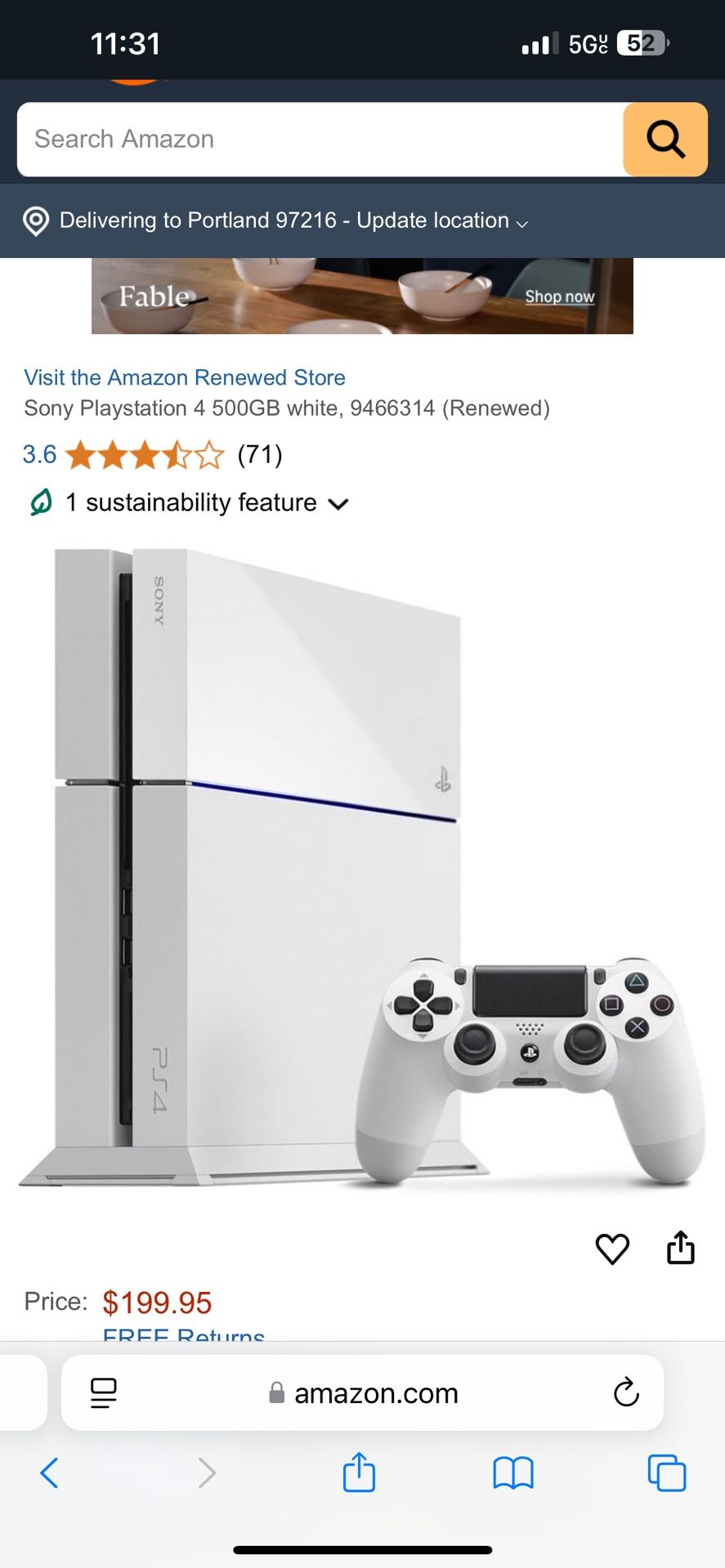 All White Playstation 4
