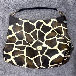 Authentic Dooney & Bourke Giraffe Hobo Bag