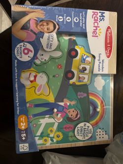 Melissa & Doug Ms. Rachel Wooden Song Puzzle
