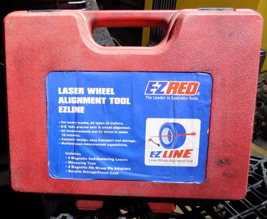 EZ Red EZLine Laser Alignment Tool Kit with Durable Storage Travel Case