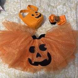 Baby Girl Pumpkin costume