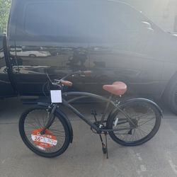 26" Kent Bayside Cruiser Bicycle, Fits Rider 5'2"-5/10", Gray, Adults, Unisex