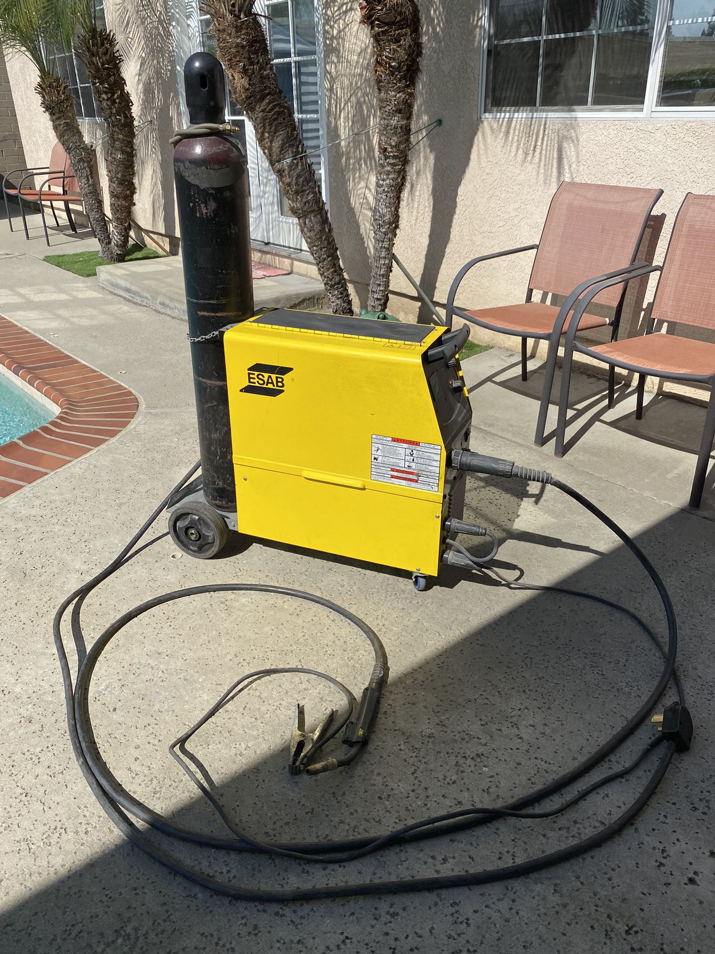 ESAB Migmaster 203 Mig Welder With Bottle And Leads