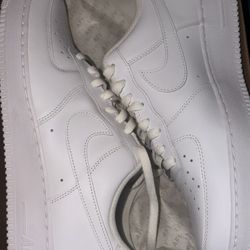 White Air Force 1s Men Size 11