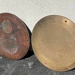 Disneyland/ Downtown Disney Brass Cover Plates