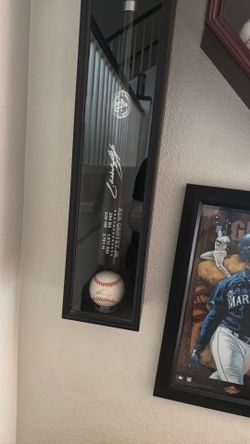 Griffey Auto Bat And Ball Jsa Certified