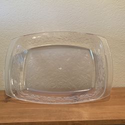 Vintage Princess House Extra Large 15x12x3 Baking Dish – Poinsettia Design – Never Used