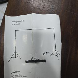 Adjustable Backdrop Stand Kit – Photo / Party / Event Setup