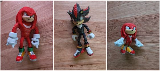Sonic Jakks Figures - Shadow & Two Knuckles - $10 each / All 3 $25