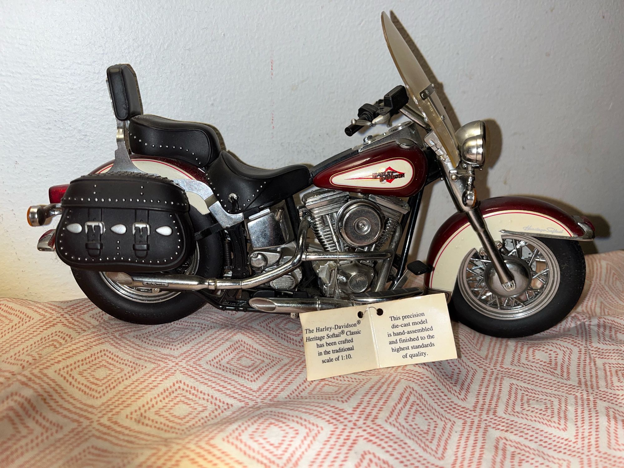 1986 Franklin Mint Harley Davidson Heritage Softtail