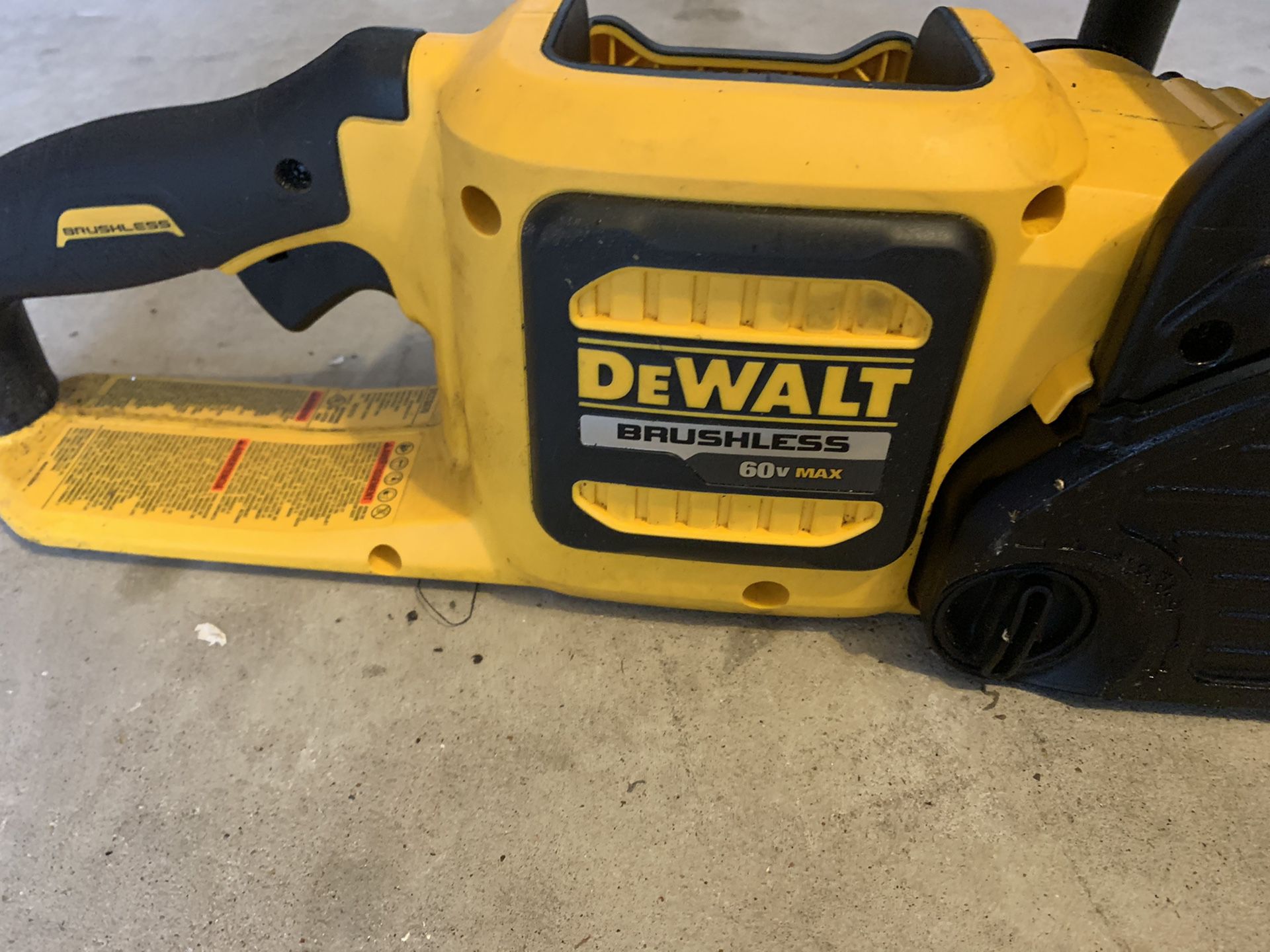 dewalt 60 v 16 inch chainsaw tool only