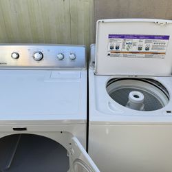 WASHER AND DRYER SET MCT MAYTAG CENTENNIAL COMMERCIAL TECHNOLOGY EXTRA CAPACITY PLUS