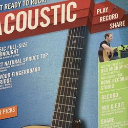 First Act Acoustic Guitar NEW