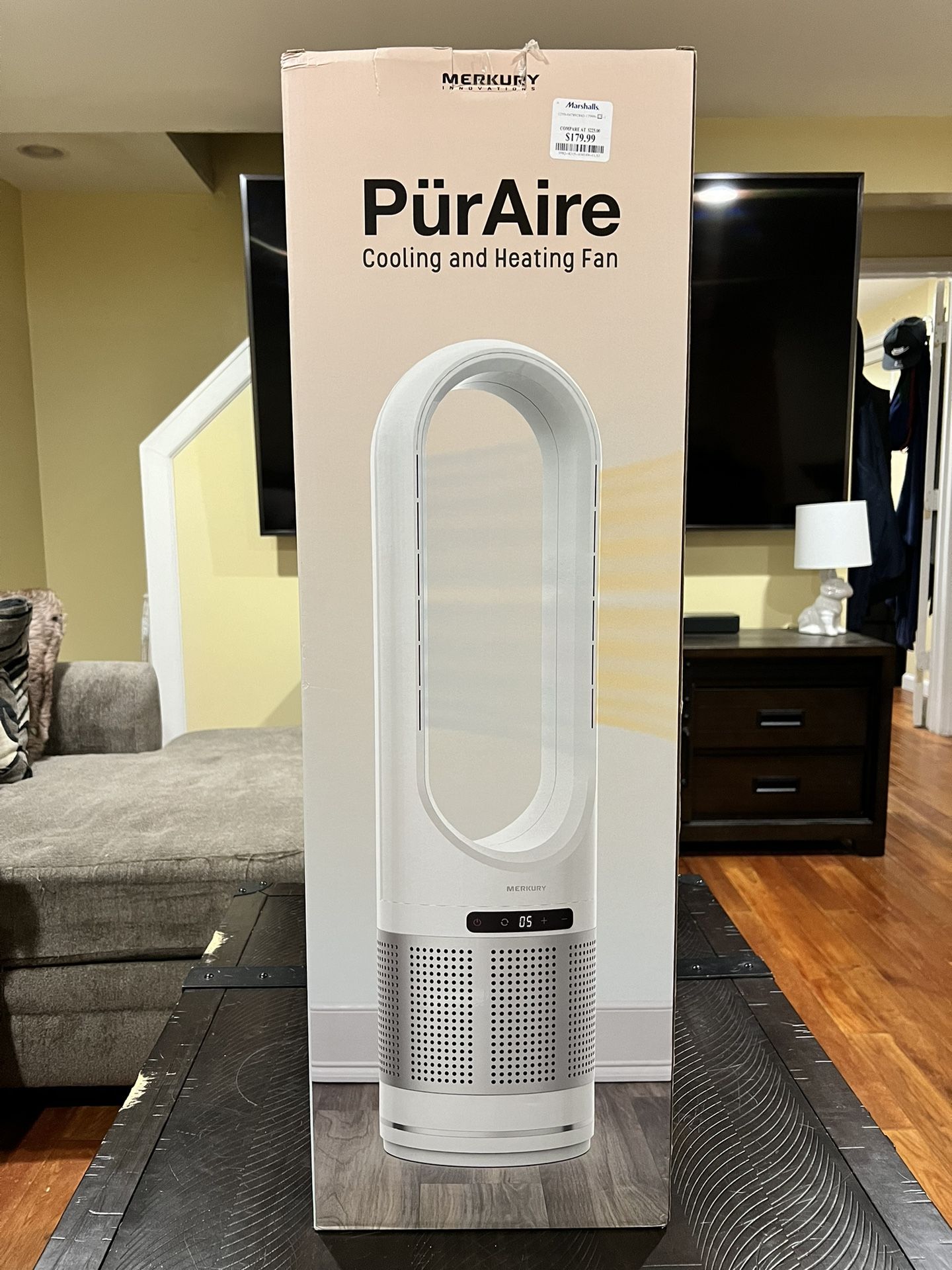 MERKURY PurAire Cooling and Heating Fan MI-RCF02-199 White BRAND NEW