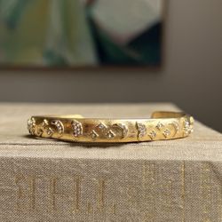 Celestial Moon Cloud Cuff Bracelet ( firm on price )