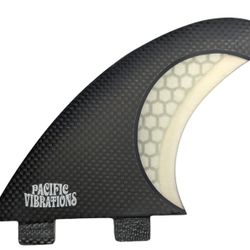 Pacific Vibrations Surfboard Fins Fits Fcs Am1, Am2,Am3 Templates Tri Fin Set