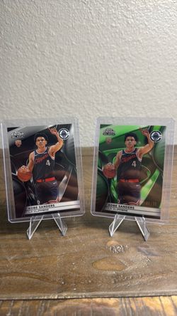 Kobe Sanders Topps Chrome Black RC Lot of 2