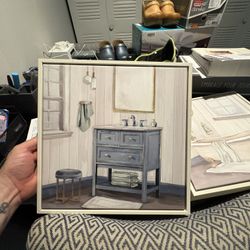 Bathroom canvas 