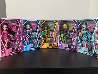 Monster High Dawn of the Dance Creeproduction 2026 Complete Set of 5 NEW