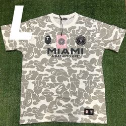 Size L Miami X Bape Tee 🦩 