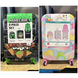 FUL 2 Piece Kids Backpack And Carry-On Luggage Set Brand New With Tags 