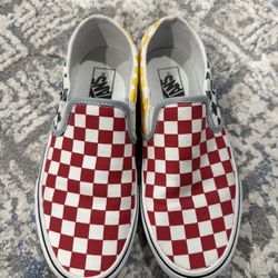 Vans Shoes Multi Color Red Blue Yellow Pink