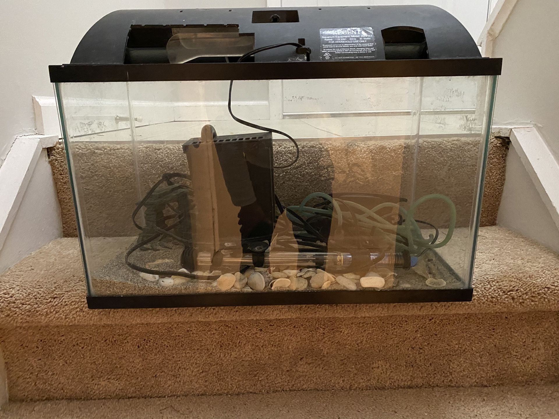 Fish tank with all the accessories