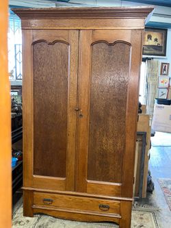 Antique Oak Armoire