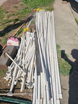 A lot of free pvc pipe