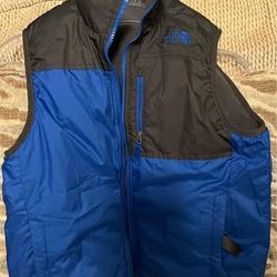 The North Face Boys Reversible Down Vest Fleece