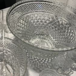 Vintage Punch Bowl Set