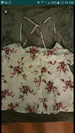 Cute flower blouse