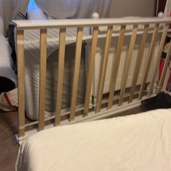 Pottery Barn white Catalina Twin Bed! Mattress