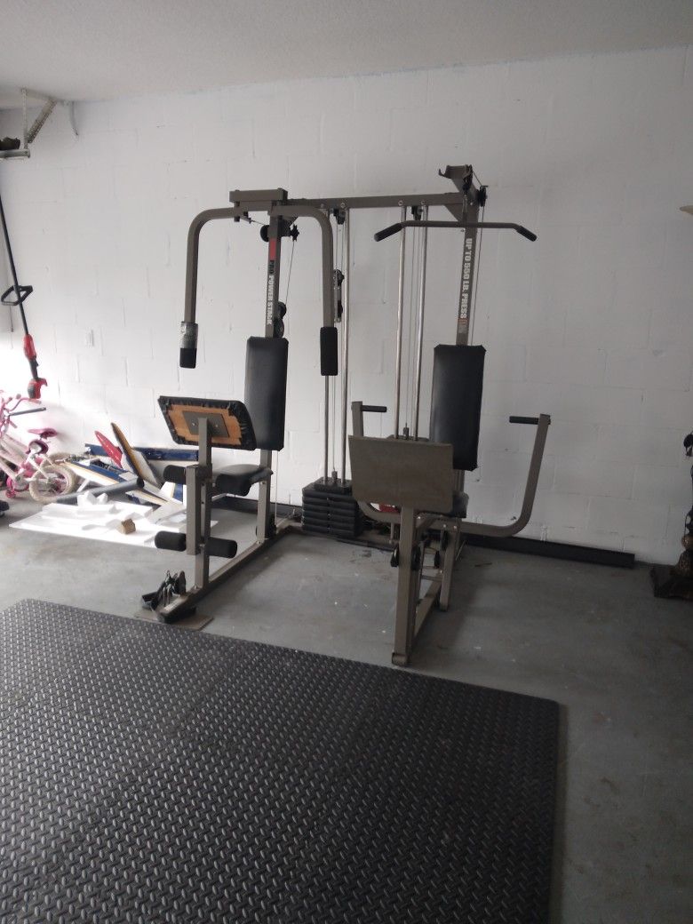 Weider pro power stack 550 home gym sale