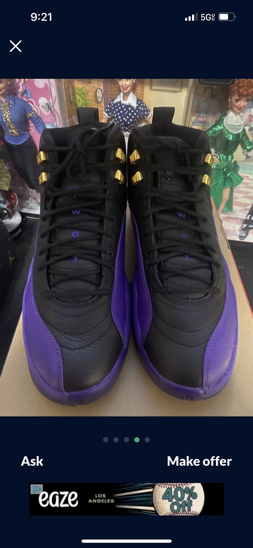 Jordan 12 Size 10 Men