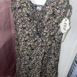 New Floral Midi Dress 