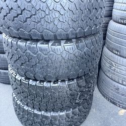 Tengo Un Set De Llantas En Muy Buenas Condiciones Marca General LT285/60 R20 Instalación Y Balanceo Por El Mismo Precio