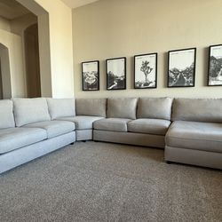 Pottery Barn Comfort Roll Sectional