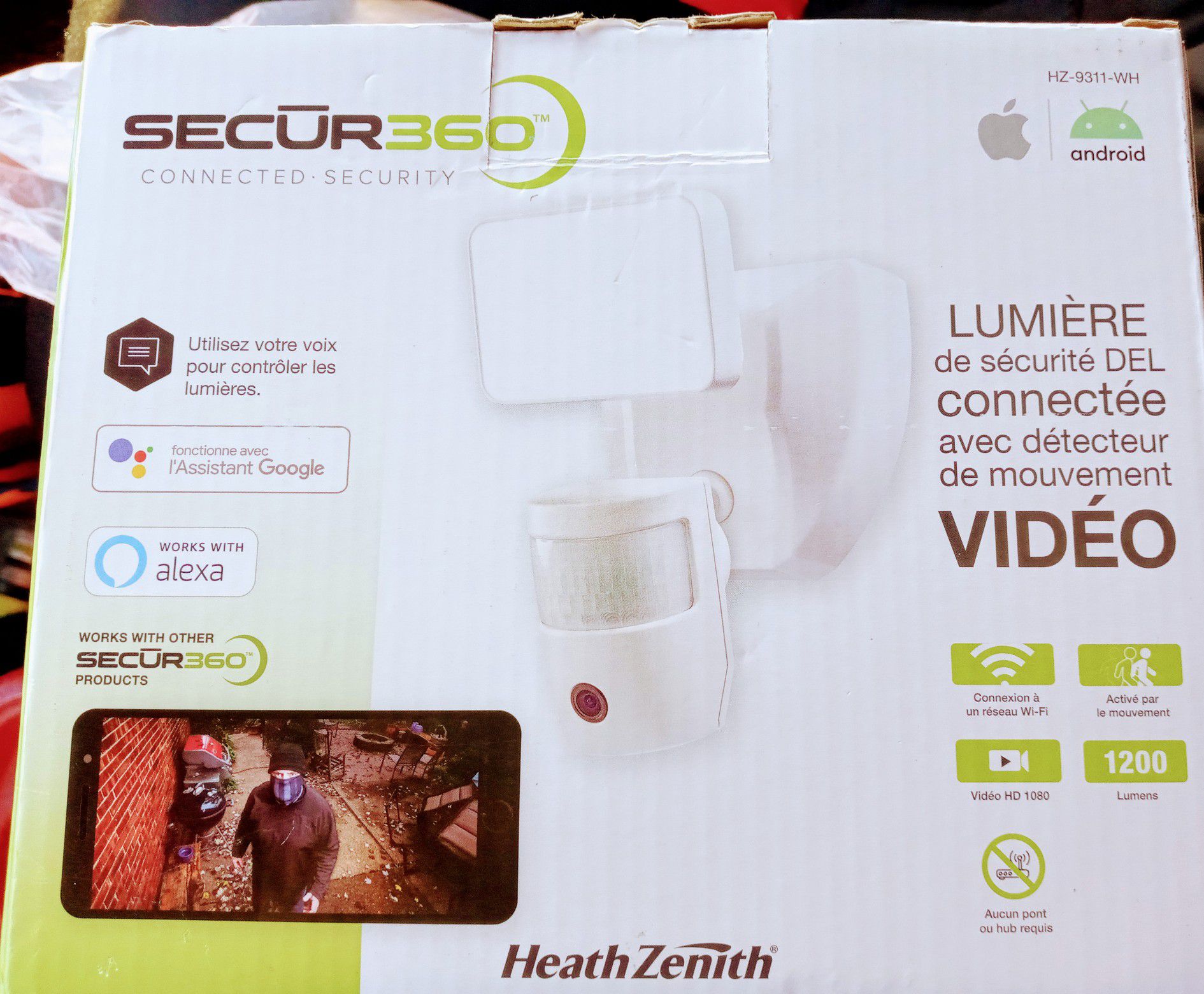 NEW 360 security camera & light