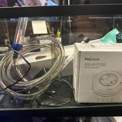 5 Gallon Fish Tank With Various Items 